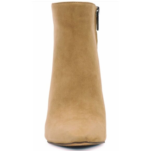 Vince Camuto Womens Tan Suede Teeray Side Zip Up Wedge Bootie Sz 8.5 M New - Picture 6 of 10